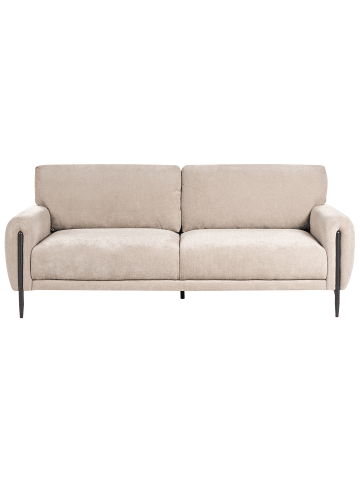 3-Sitzer Sofa SKARO in Beige/Schwarz - (W) 214 x (H) 87 x (L) 89 cm