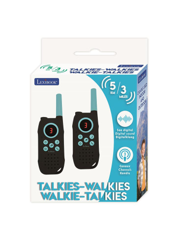 Digitale Walkie-Talkies Reichweite 5 km, 3 Kanäle