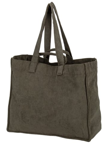 Shopper Softshopper in Cord Dark Matcha