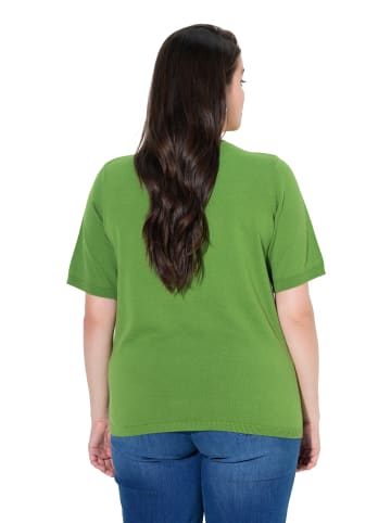 Pullover in moosgrün