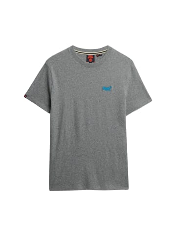 Vintage-T-Shirt mit Logo-Aufdruck Grau