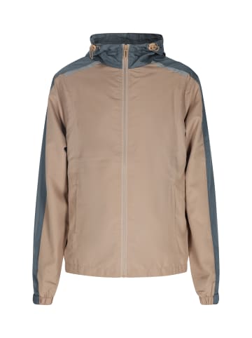 Herren Jacke in Beige Türkis Grau