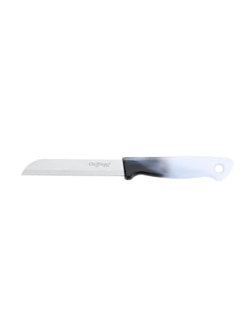 Küchenmesser 18 cm mit ergonomischem Griff - Schwarz in Schwarz