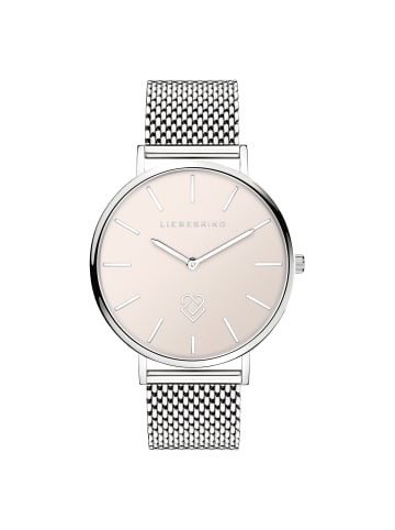 Armbanduhr Keep Loving in silber