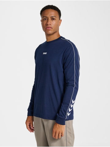 T-Shirt Hmlpulse Fußball Herren in DRESS BLUES