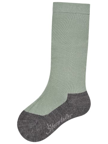 Active Socken lang in sattes grün