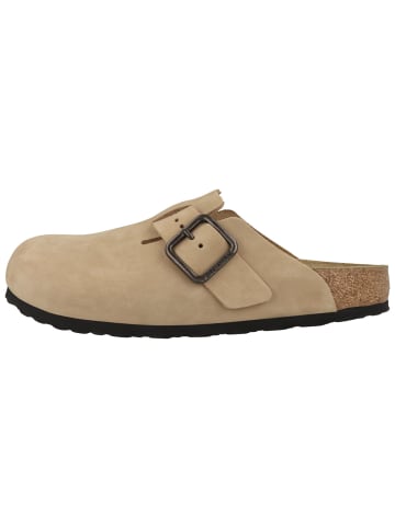 Clogs Boston Wire Buckle Nubukleder normal in beige