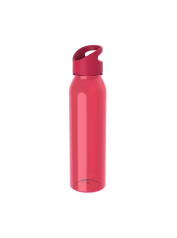 Trinkflasche Active "Wave" in transparent-pink/pink - 650 ml
