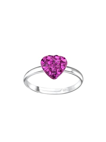 Ring HERZ in 925 Sterling Silber in silber
