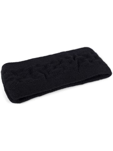 Strick Stirnband in Schwarz