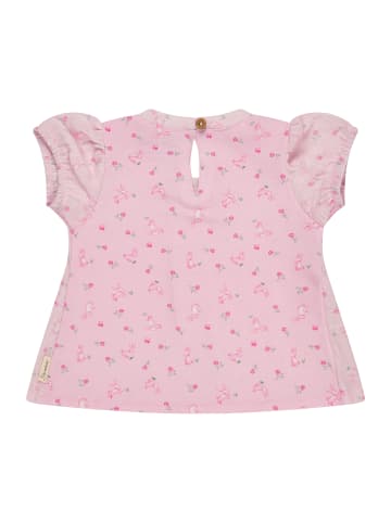 Kurzarmshirt Hase in rose