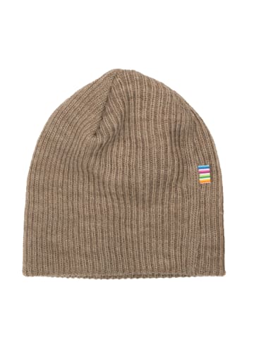 Beanie aus Merinowolle in beige