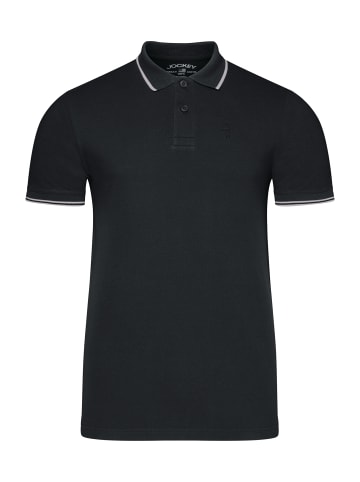 Poloshirts Pique Polo in Schwarz