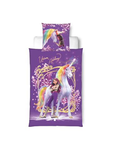 Bettwäsche-Set "Unicorn Academy" in bunt