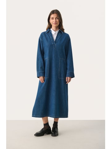 Denimkleid LollaPW Baggy fit in Medium Blue Denim