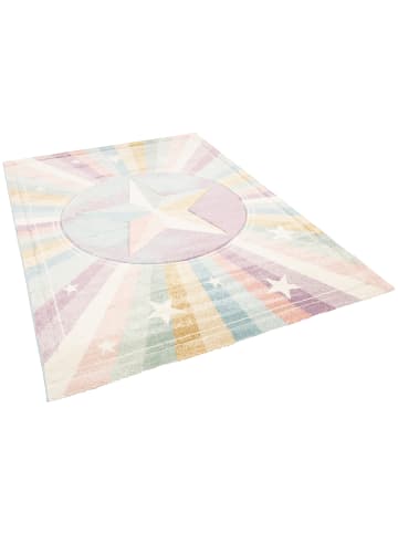 Kinderteppich Maui Kids Rainbow Star in bunt