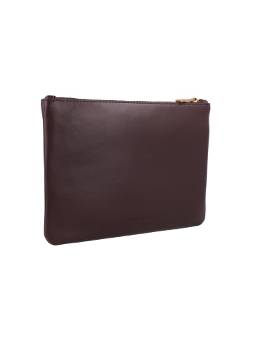 Dancing Letters Kosmetiktasche Leder 21 cm burgundy