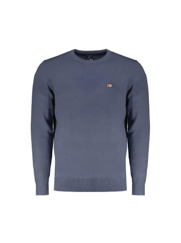 Blau Herren Pullover aus Wolle