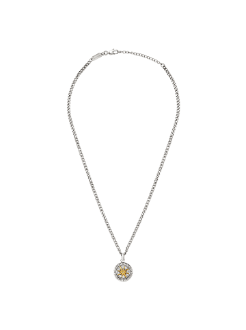 Halskette primal compass silber, gold