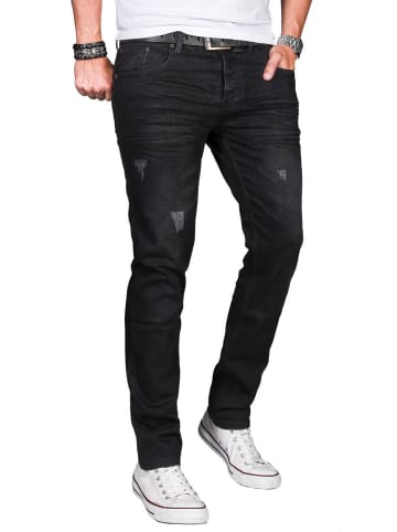 Jeans Salvarini-Basic-Multi7 in Black