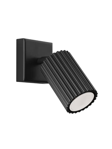 Wandleuchte GLEAM schwarz H 16 cm