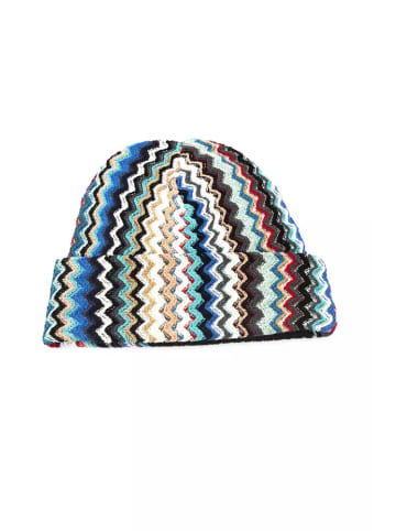 Mehrfarbig Wolle Herren Hut