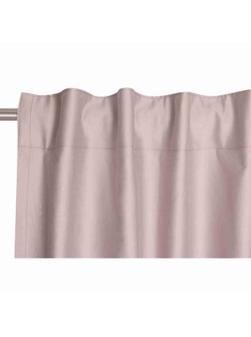 Blickdichter Schlaufenvorhang SOFT 1 in Taupe
