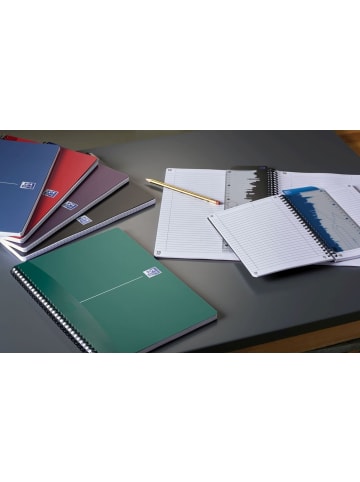 Spiralbuch Office Optik Paper 90 g/qm A4 7mm liniert 90