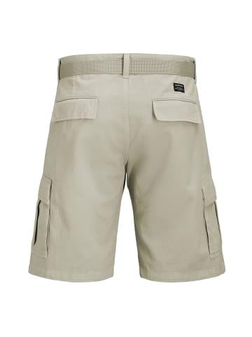Cole Hudson Belted Cargo Shorts Mid in Beige