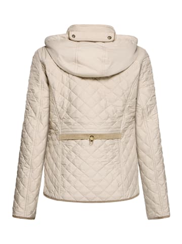 Sommerjacke mit abnehmbarer Kapuze in beige