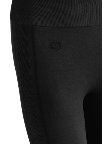 Sport Leggings High Waist Legging in schwarz