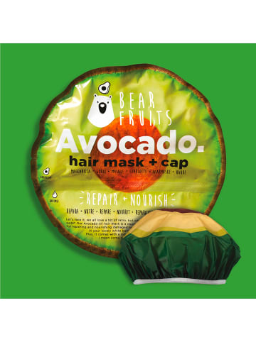 Haarmaske & -haube "Avocado" (10 St.)