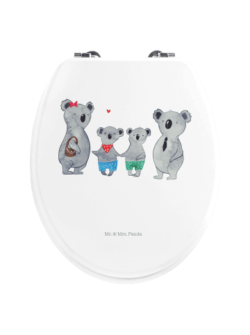 WC Sitz Koala Familie zwei ohne Spruch in Weiß