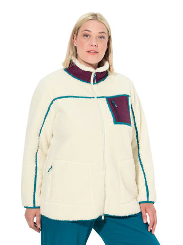 Sweatjacke in taupe