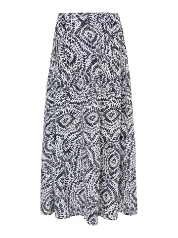 Damen Maxirock Mit Print in Schwarz