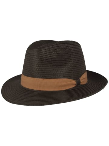 Strohhut in schwarz