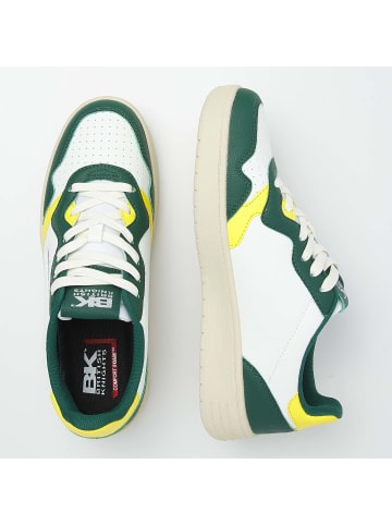 Sneaker Noors in weiss/grün/gelb