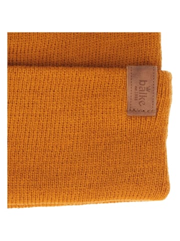 Strickmütze in gold