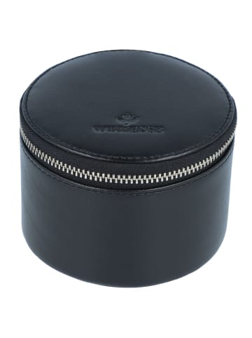 Basic Collection Nappa Schmucketui Leder 10 cm schwarz