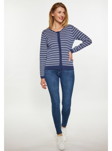 Damen Cardigan in MARINE WEISS