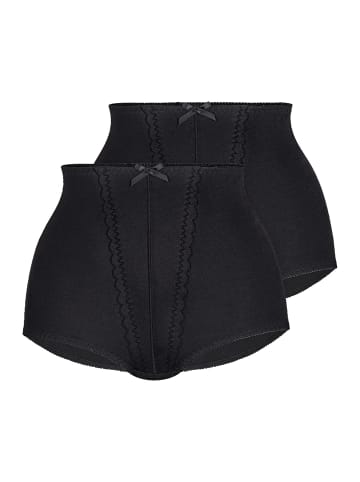 2er Pack Miederslip in Black
