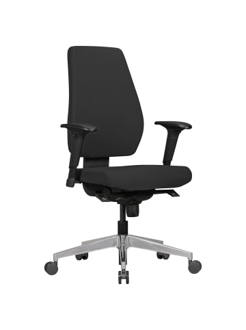 Bürostuhl in Schwarz / Stoff / 70x63x119