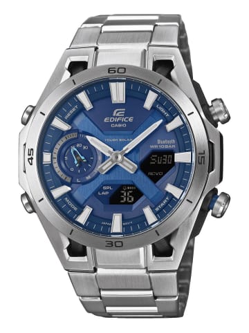 Edifice Herrenuhr Sospensione Solar Bluetooth Blau