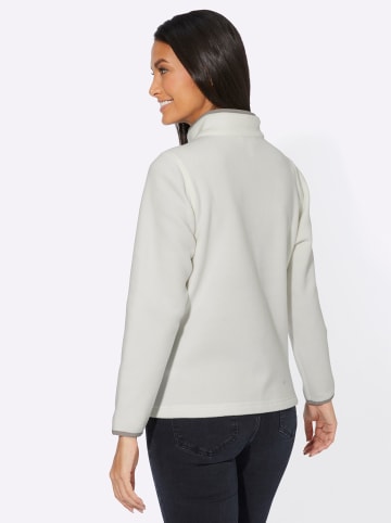 Fleece-Shirt in ecru
