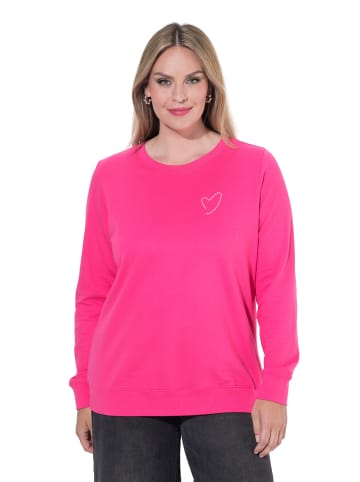 Sweatshirt in hibiskuspink