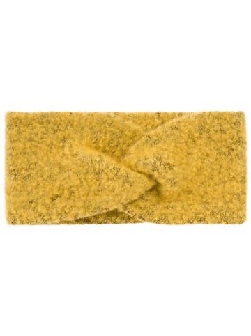 Feinstrick Stirnband in Curry