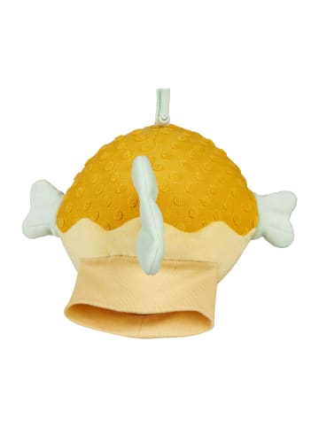 Handpuppe Kugelfisch in zitronengelb