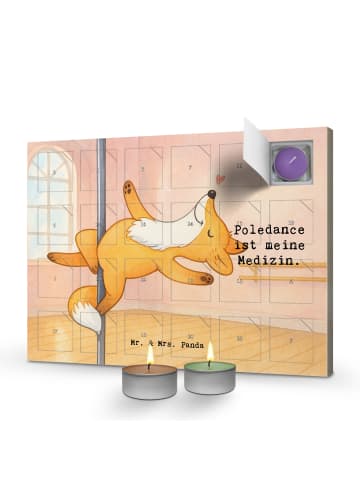 Duftkerzen Adventskalender Fuchs PoledanZeichen Desi... in Weiß