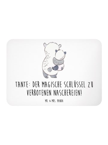 Magnet Zauberhafte Tante mit Spruch in Weiß