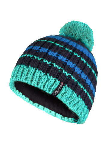 Bommelmütze Hafjell in navy/aqua